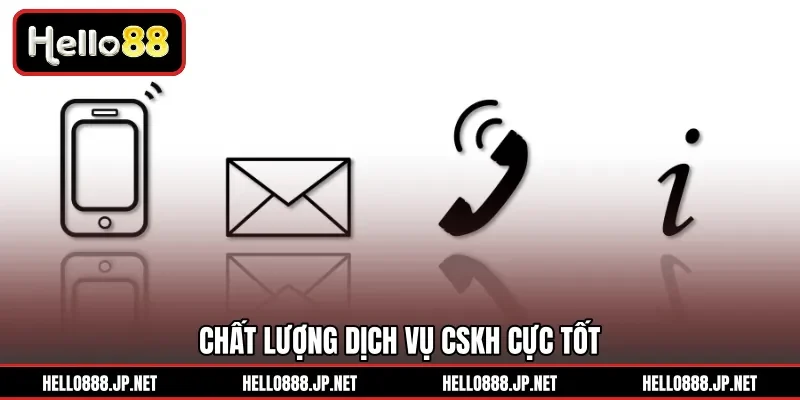 Chất lượng dịch vụ CSKH cực tốt 