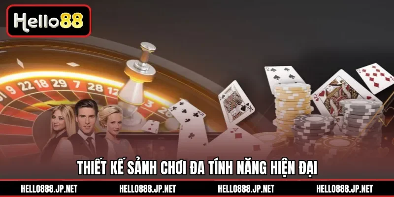 Thiết kế sảnh chơi đa tính năng hiện đại