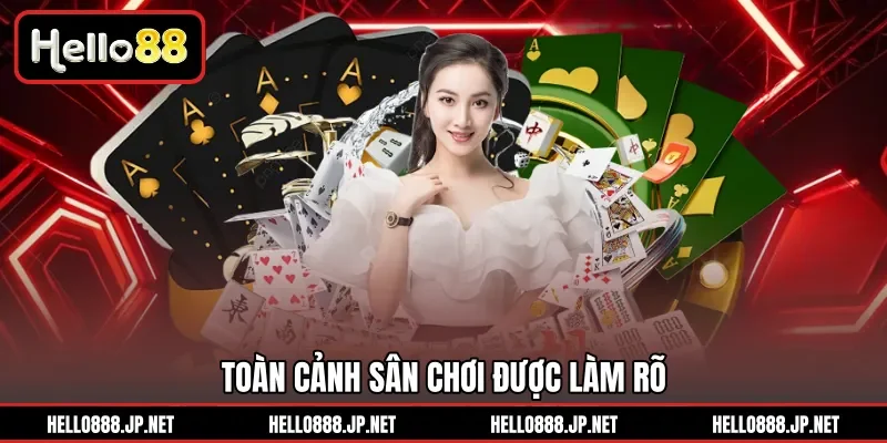 Toàn cảnh sân chơi được làm rõ